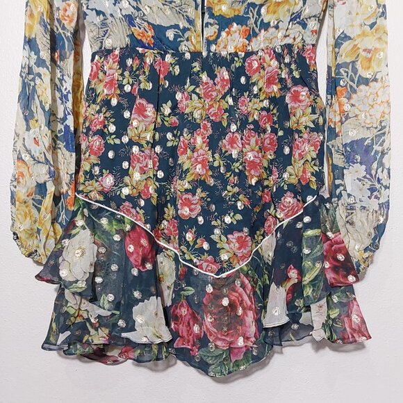 Hemant & Nandita Della Ruffle Mini Dress Great Condition - Med - Picture 13 of 15